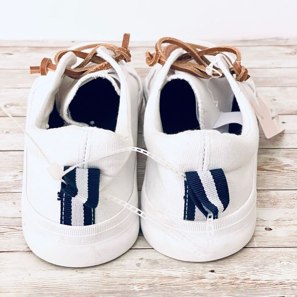 NWT TOMMY BAHAMA 8 White No-Tie Shoelaces Memory foam Cushioned Comfy Sneakers - Picture 7 of 13